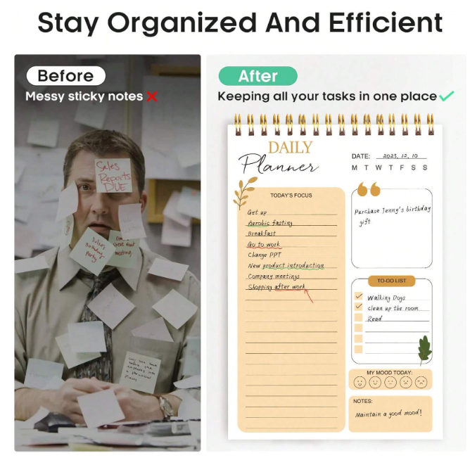Daily Planner | To Do List | Notepad