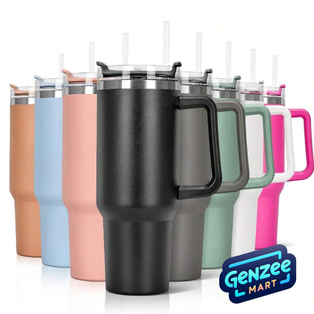 Genzee Mart 40oz Large Capacity Cup Stainless Steel