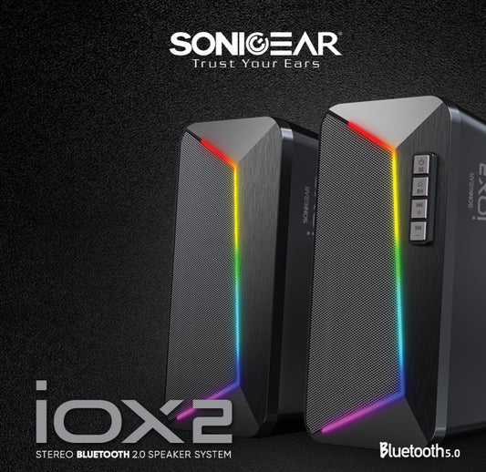 SONICGEAR IOX 2 Stereo Bluetooth 2.0 Speaker System