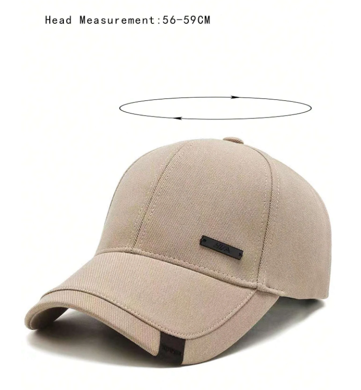 Men Solid Casual Baseball Cap