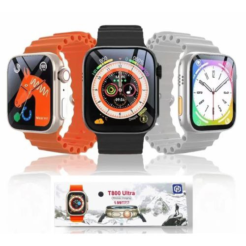 Super Bundle Deal 3 in 1 Combo Pack T800 Ultra smartwatch with extra strap and Airpods Pro